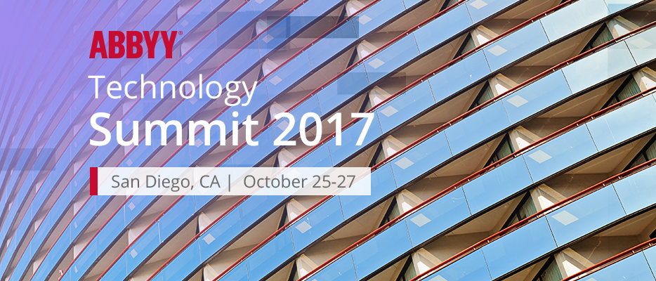 Solving digital transformation challenges: 5th Annual ABBYY Technology Summit 2017 | ABBYY Blog Post