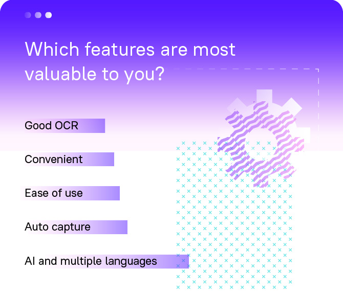 Which features are most valuable to you?